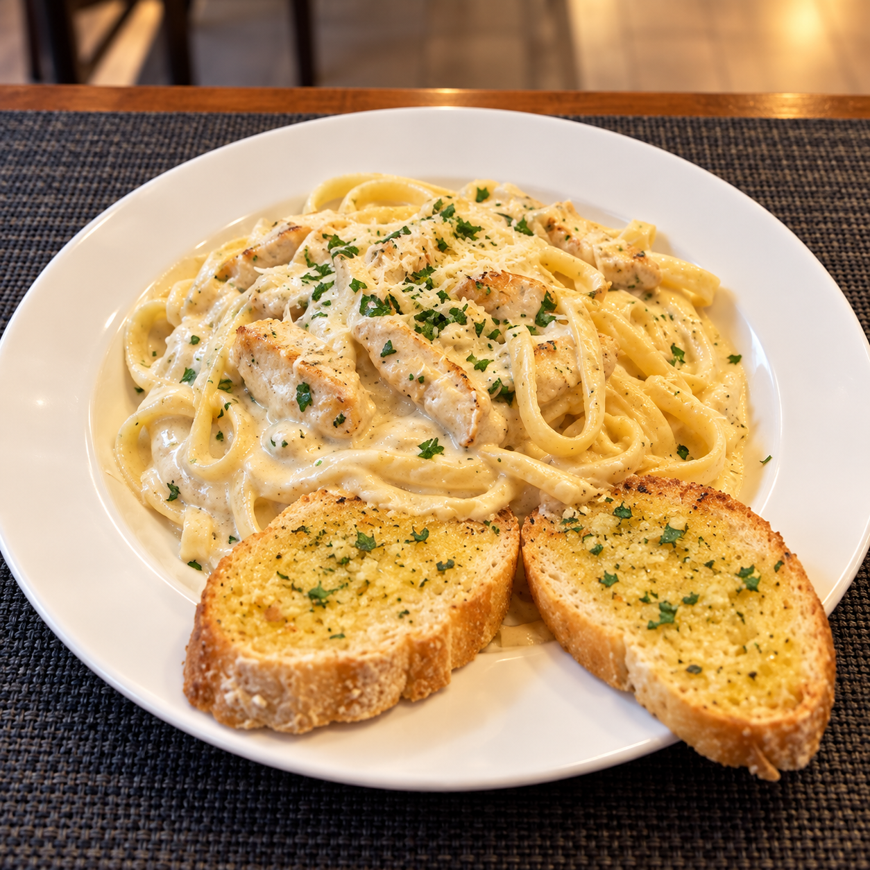 Chicken alfredo pasta