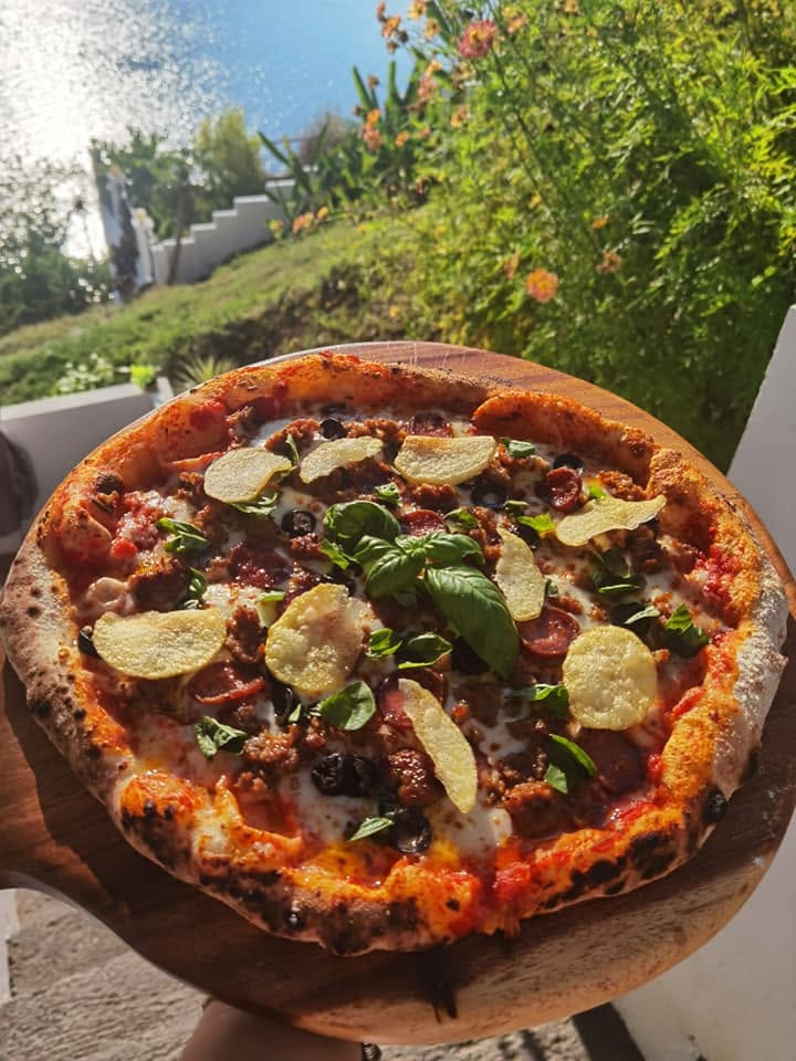 Pizza from Villa Negro Cafe
